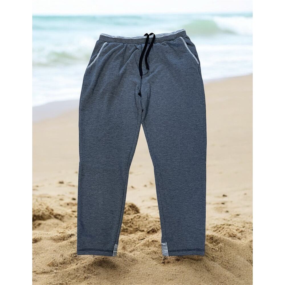 Tommy Bahama Jogger Pants Men’s Size Large Gray Sweatpants Drawstring Pockets